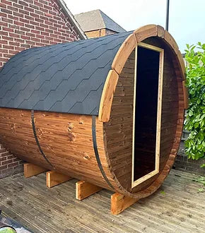 2.4m Thermo Wood Barrel Sauna